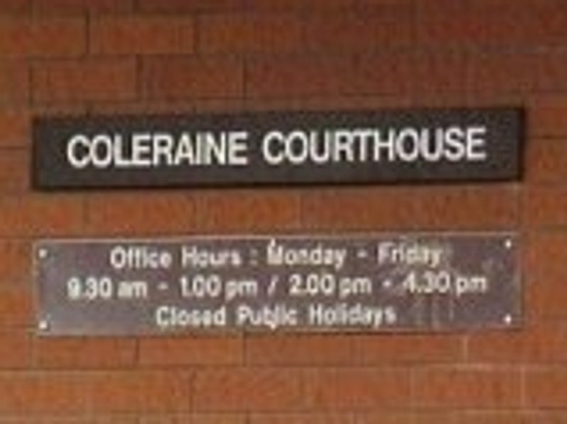 Coleraine - Man released on bail