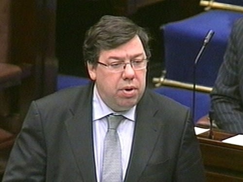 Brian Cowen - Poll shows major fall for party