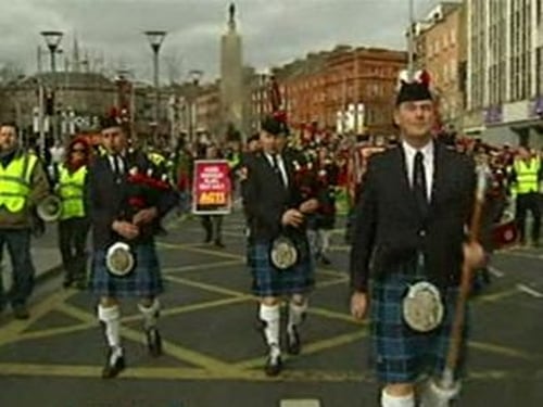 Dublin - City centre march