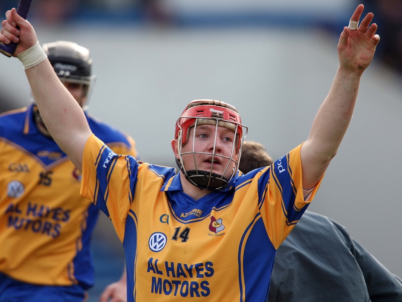 Portumna's Joe Canning celebrates netting his second goal at Semple Stadium
