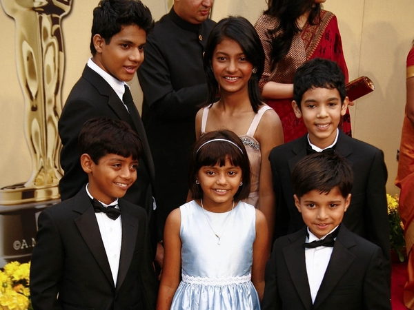 The young stars of Slumdog Millionaire