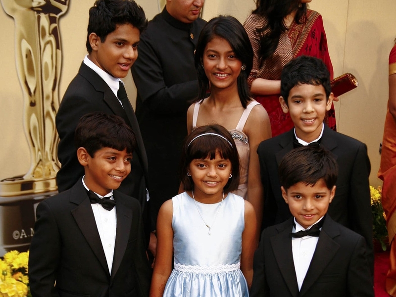 The young stars of Slumdog Millionaire