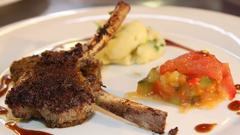 Rack of Wicklow Mountain Lamb: Heat