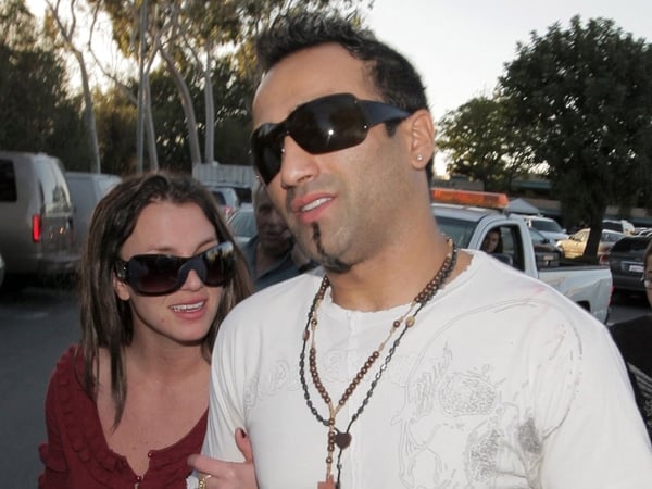 Britney Spears pictured with former boyfriend Adnan Ghalib