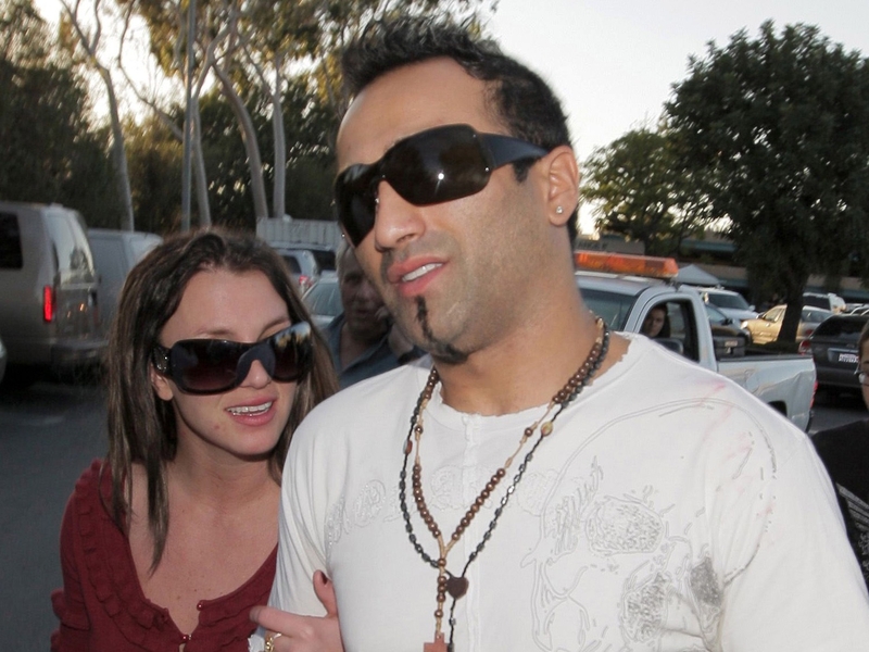 Britney Spears pictured with former boyfriend Adnan Ghalib