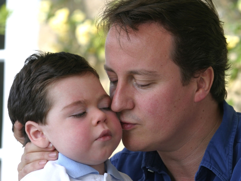 Ivan &amp; David Cameron - Seen here with his son in May 2004