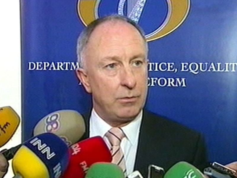 Dermot Ahern - Bill published this morning