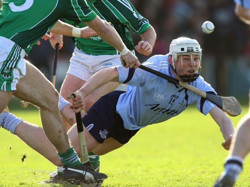 Liam Rushe comes under a bit of pressure during today's game