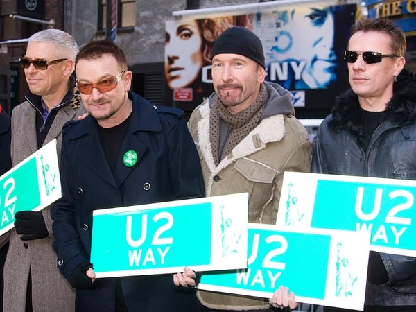 U2 - "Honorary New Yorkers"