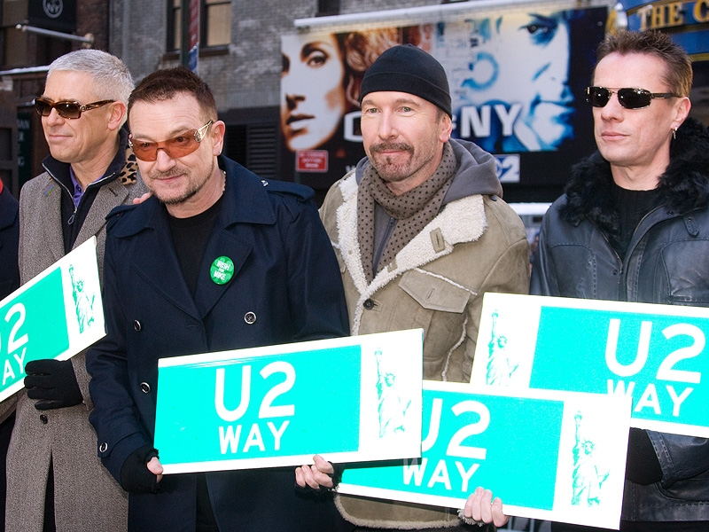 U2 - "Honorary New Yorkers"