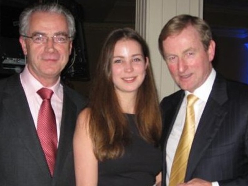 Sen Eugene Regan, Naja Regan, &amp; Enda Kenny - Fine Gael members