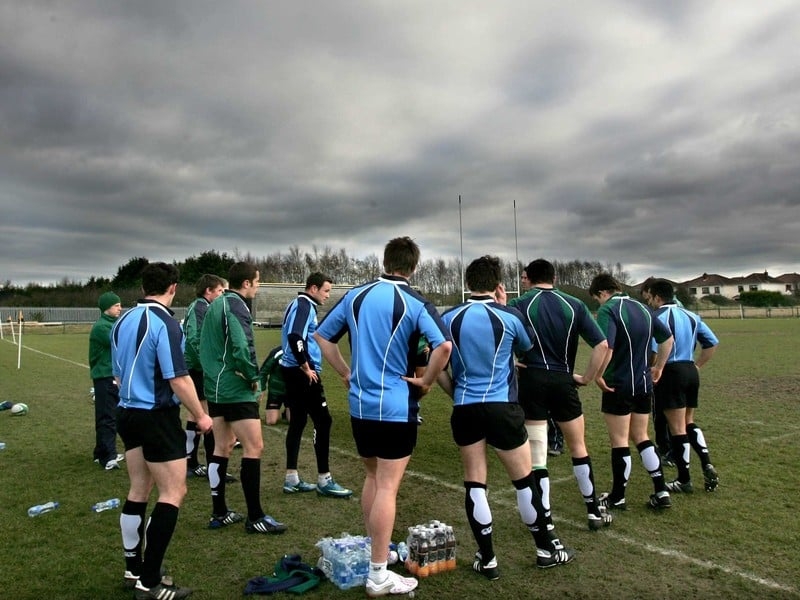 The Ireland Sevens squad in training ahead of the tournament