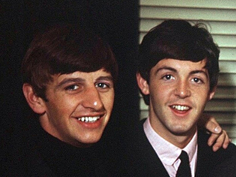 Starr, McCartney - Pictured in 1977