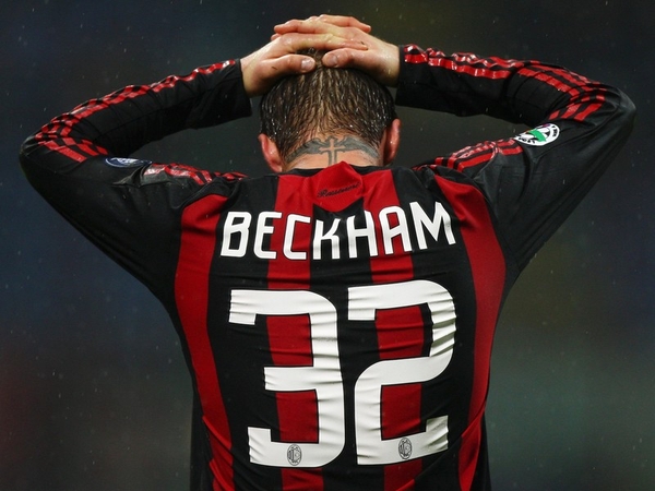 David Beckham ruptured his Achilles tendon