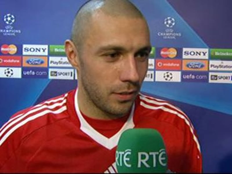 Andrea Dossena added the fourth with a lovely lob over Edwin van der Sar