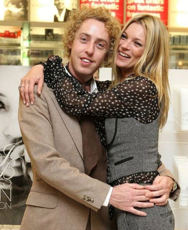 James Brown with Kate Moss