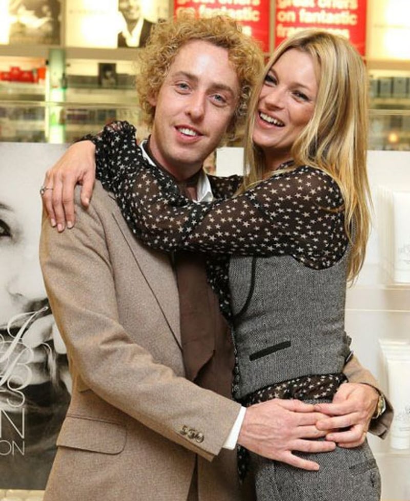 James Brown with Kate Moss