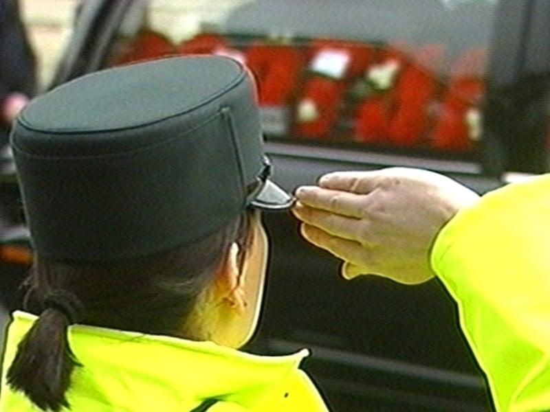 Funeral - Colleagues paid respect