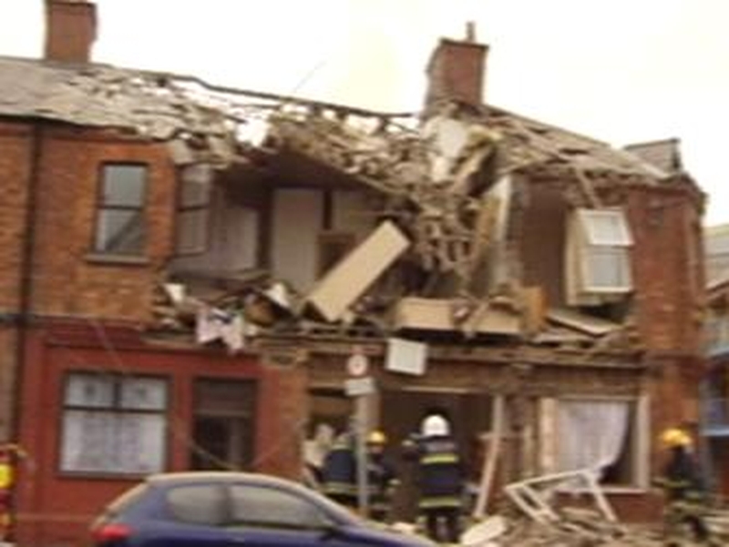 Blackrock - House destroyed in explosion