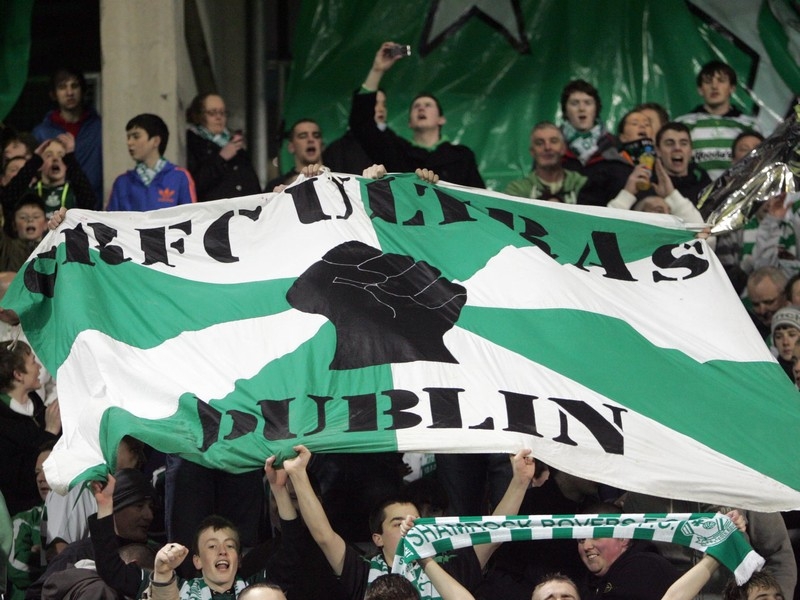 Shamrock Rovers' fans turned out in force to innaugurate the new stadium