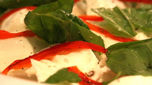 Grilled Chilli Salad and Buffalo Mozzarella