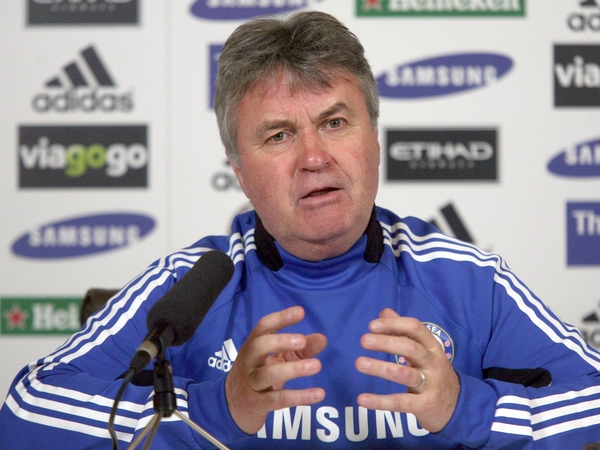 Guus Hiddink enjoyed a win in what looks set to be his last match at Stamford Bridge