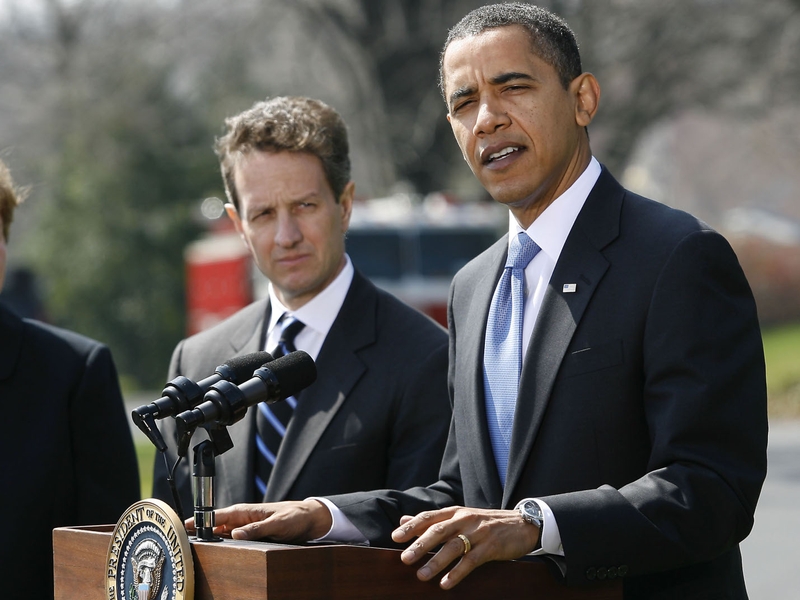 Geithner &amp; Obama - Effort to stabilise US economy
