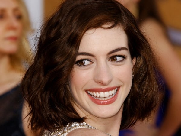 Hathaway - "I have very large features on a very small head."
