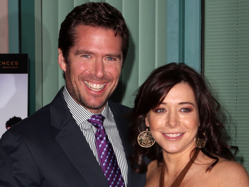 Alyson Hannigan pictured with husband Alexis Denisof