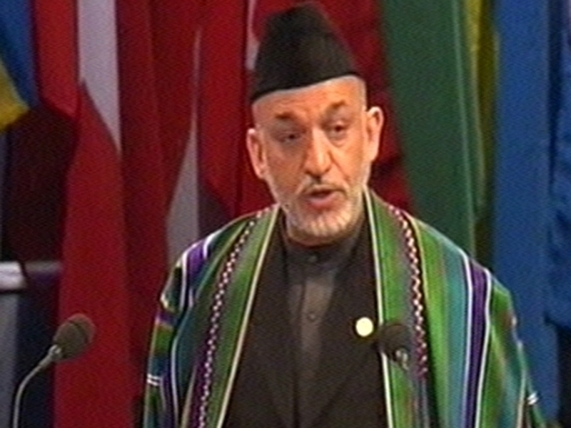 Hamid Karzai - Extends lead