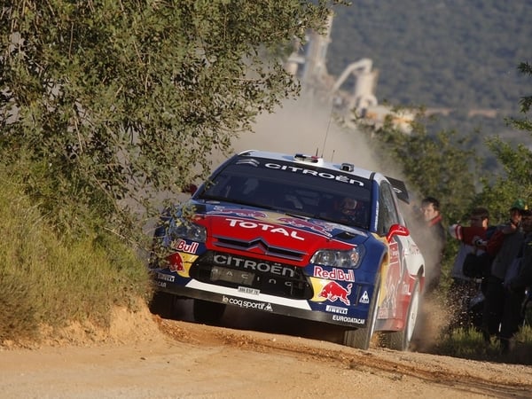 Sebastien Loeb leads the Rally of Jordan