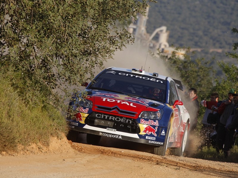 Sebastien Loeb leads the Rally of Jordan
