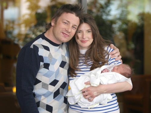 The Olivers have named their third daughter Petal Blossom Rainbow