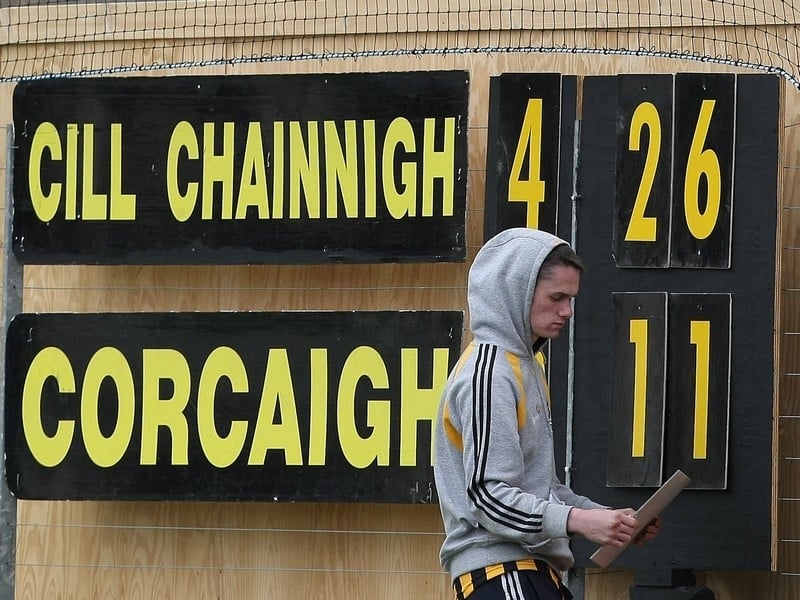 This young man was kept extremely busy at Nowlan Park this afternoon