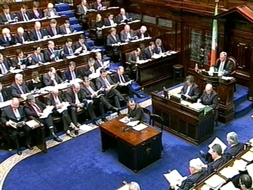 Budget debate - Cowen says Government had to isolate toxic assets