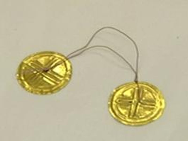 Gold discs - Stolen from chemist's safe