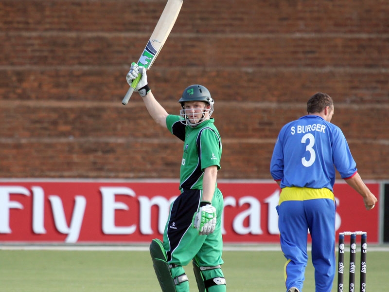 Niall O'Brien;s efforts were in vain against the Canadians