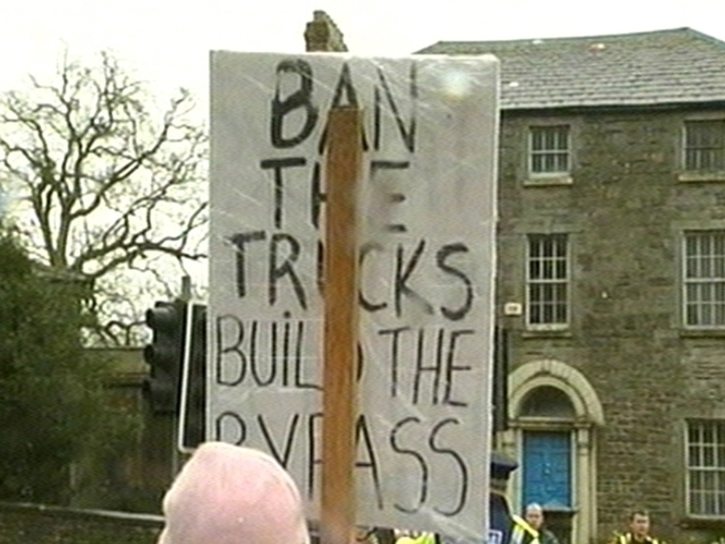 Slane - Residents protested over dangers in village