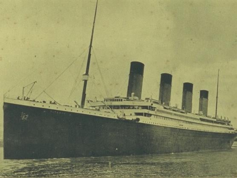 RMS Titanic - Sank on 15 April, 1912