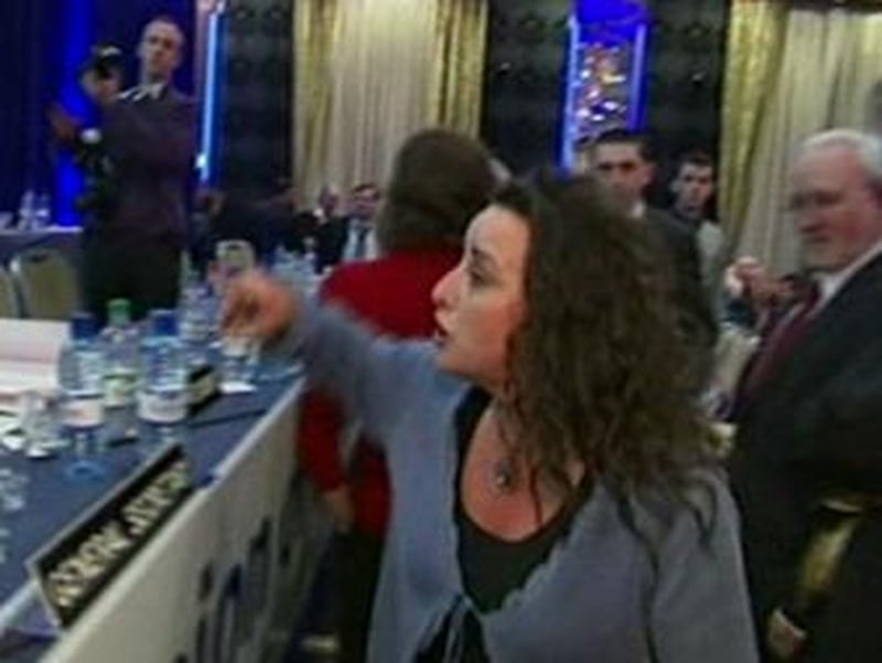 Dr Grainne Elmore - Confronted minister after speech