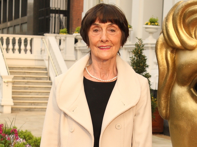 June Brown - pictured at the BAFTA nominees lunch