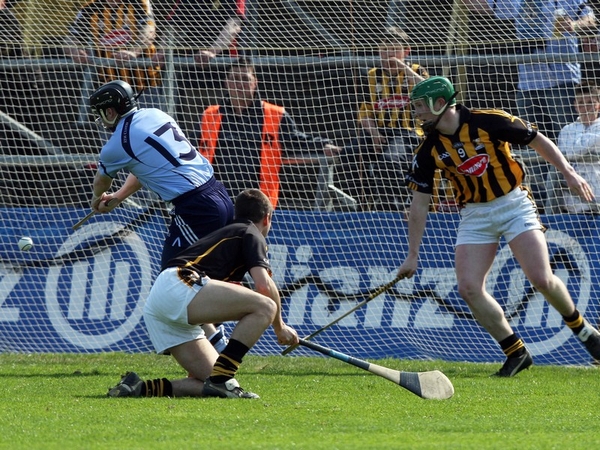 David O'Callaghan nets his second goal at Nowlan Park this afternoon