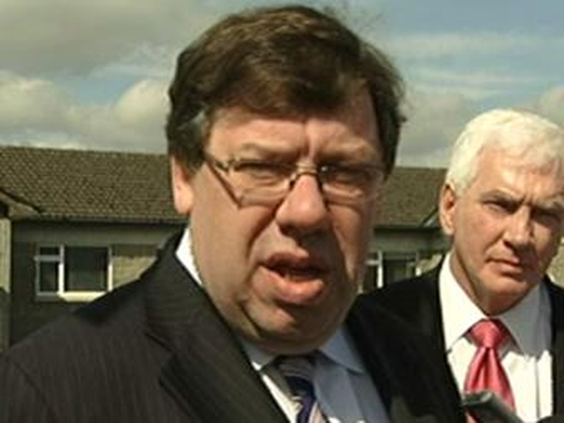 Brian Cowen - Drop in support for party