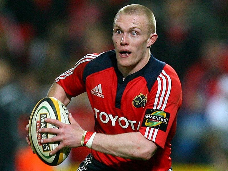 Keith Earls has a shoulder injury