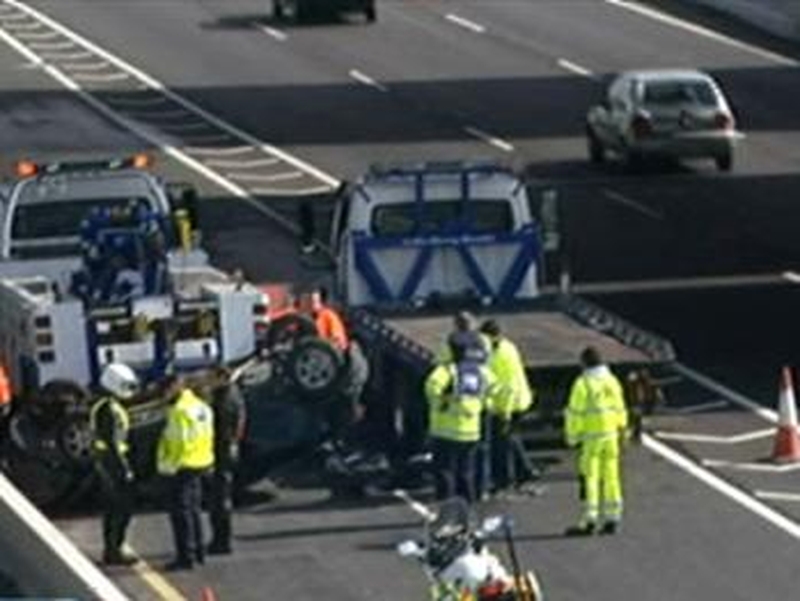 M50 - Man &amp; child seriously injured