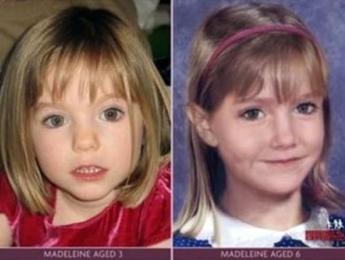 Madeleine McCann - Age progressed image of missing child