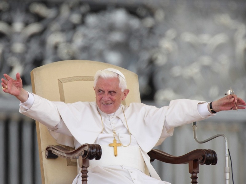 Pope Benedict - Suffered slight fracture to his right wrist