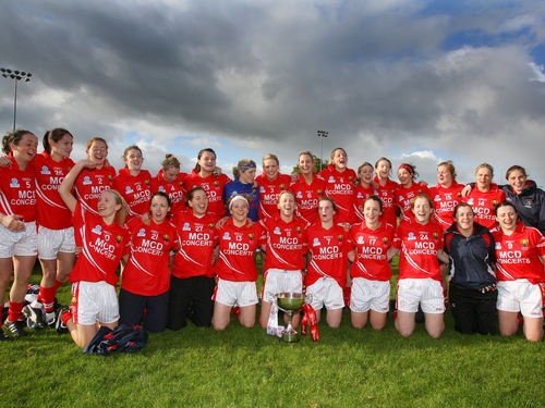 The Cork side celebrate their 2009 league success