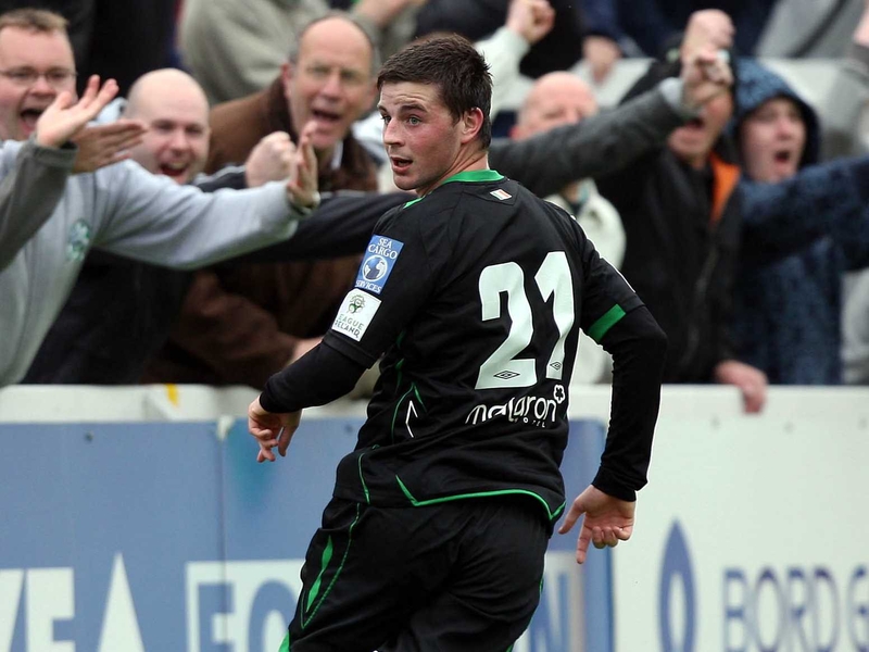 Padraig Amond hit twice for Shamrock Rovers