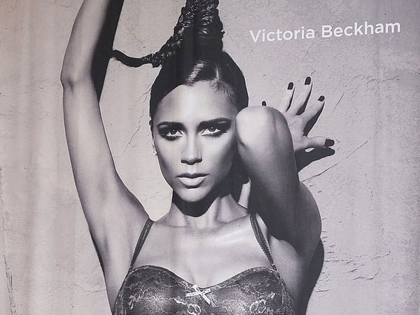 Beckham stripped off for a recent underwear advert.